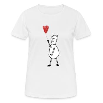 Streetart - Frauen T-Shirt atmungsaktiv - Weiß - Vorne - AI Model Female 172 dark (172cm)