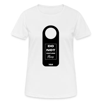 Do Not Disturb - Women's Breathable T-Shirt - white - Front - AI Model Female 172 dark (172cm)