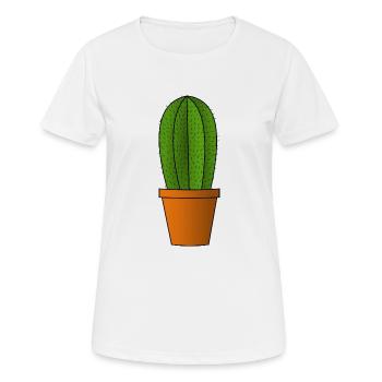 cactus cactus cactus cactus Mexique mexiko56 - T-shirt respirant Femme - blanc - Devant - AI Model Female 172 dark (172cm)