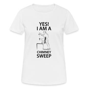 Ramoneurs ramoneurs - T-shirt respirant Femme - blanc - Devant - AI Model Female 172 dark (172cm)