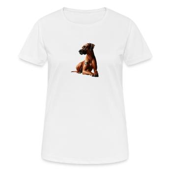 I love Dad - Frauen T-Shirt atmungsaktiv - Weiß - Vorne - AI Model Female 172 dark (172cm)