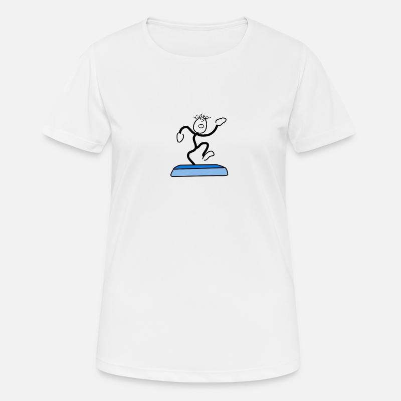 aerobics - Women's Breathable T-Shirt - white