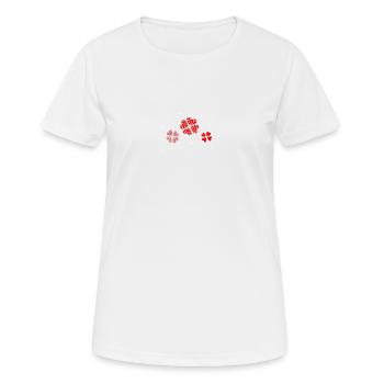 Étoiles 5 - T-shirt respirant Femme - blanc - Devant - AI Model Female 172 dark (172cm)