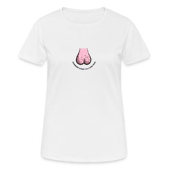 Hoden & Herkunft - Frauen T-Shirt atmungsaktiv - Weiß - Vorne - AI Model Female 172 dark (172cm)