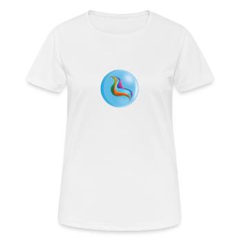 ME Blue - Women's Breathable T-Shirt - white - Front - AI Model Female 172 dark (172cm)