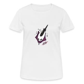 Hohle Dame _ Leere Dame _ Hohler Ritter - Frauen T-Shirt atmungsaktiv - Weiß - Vorne - AI Model Female 172 dark (172cm)