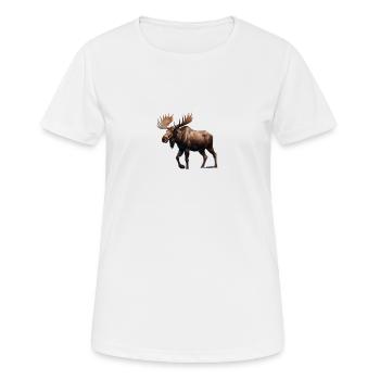 Élan - T-shirt respirant Femme - blanc - Devant - AI Model Female 172 dark (172cm)