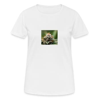 IMG 3674 - T-shirt respirant Femme - blanc - Devant - AI Model Female 172 dark (172cm)