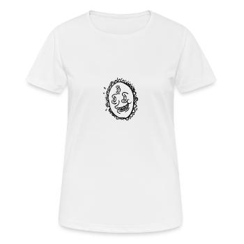 Sun is shining - Women's Breathable T-Shirt - white - Front - AI Model Female 172 dark (172cm)