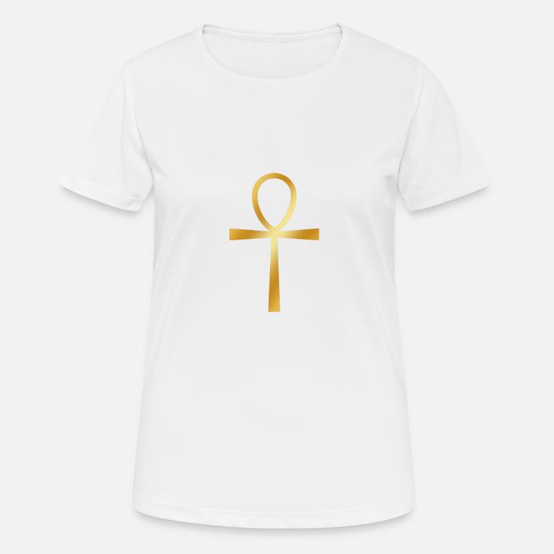 Ankh - Women's Breathable T-Shirt - white
