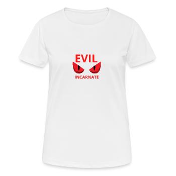 Le mal incarné - T-shirt respirant Femme - blanc - Devant - AI Model Female 172 dark (172cm)