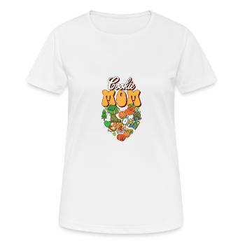 Cookie Mom Scout Troop Leader Mama Cookie Chaos - Frauen T-Shirt atmungsaktiv - Weiß - Vorne - AI Model Female 172 dark (172cm)
