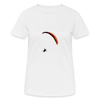Paraglider Paragliding - Women's Breathable T-Shirt - white - Front - AI Model Female 172 dark (172cm)