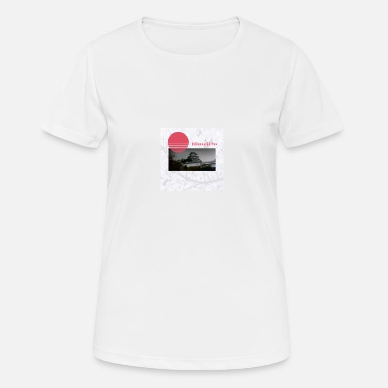 Himejidec - Women's Breathable T-Shirt - white