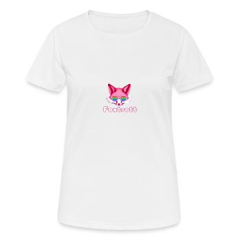 foxtrot, renard, lunettes, danse, danse de salon - T-shirt respirant Femme - blanc - Devant - AI Model Female 172 dark (172cm)