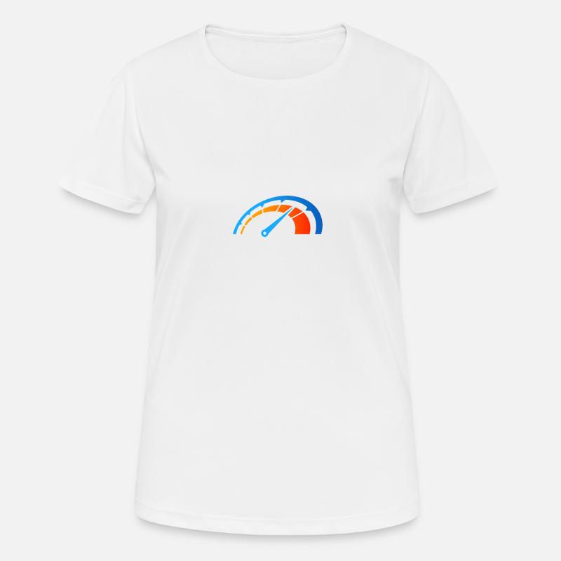 Speedometer - Women's Breathable T-Shirt - white