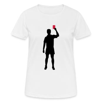 Arbitre - T-shirt respirant Femme - blanc - Devant - AI Model Female 172 dark (172cm)
