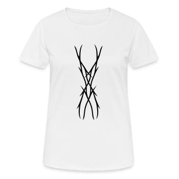 Tribal Tattoo - Women's Breathable T-Shirt - white - Front - AI Model Female 172 dark (172cm)