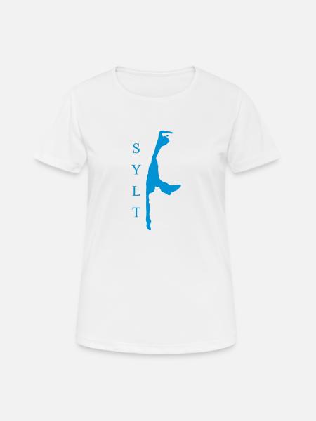 Sylt - Frauen T-Shirt atmungsaktiv - Weiß