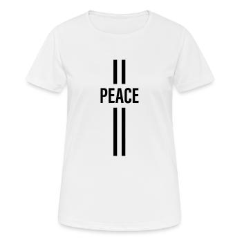 Peace And Equality - Women's Breathable T-Shirt - white - Front - AI Model Female 172 dark (172cm)