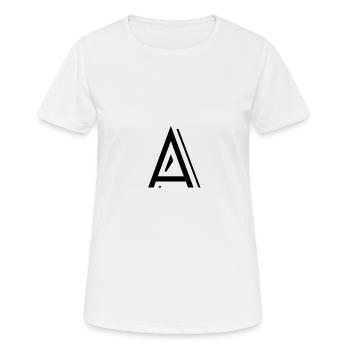 Lettre a - T-shirt respirant Femme - blanc - Devant - AI Model Female 172 dark (172cm)