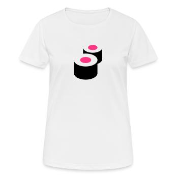 Sushi - T-shirt respirant Femme - blanc - Devant - AI Model Female 172 dark (172cm)
