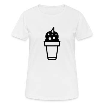 Sundae - Women's Breathable T-Shirt - white - Front - AI Model Female 172 dark (172cm)