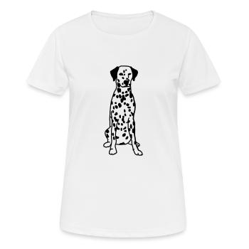 Dalmatien - T-shirt respirant Femme - blanc - Devant - AI Model Female 172 dark (172cm)