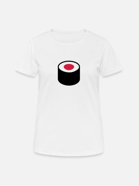 Sushi - Frauen T-Shirt atmungsaktiv - Weiß