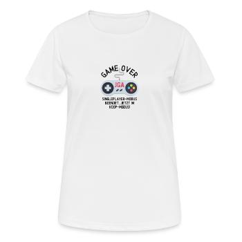 Junggesellenabschied, JGA - Frauen T-Shirt atmungsaktiv - Weiß - Vorne - AI Model Female 172 dark (172cm)