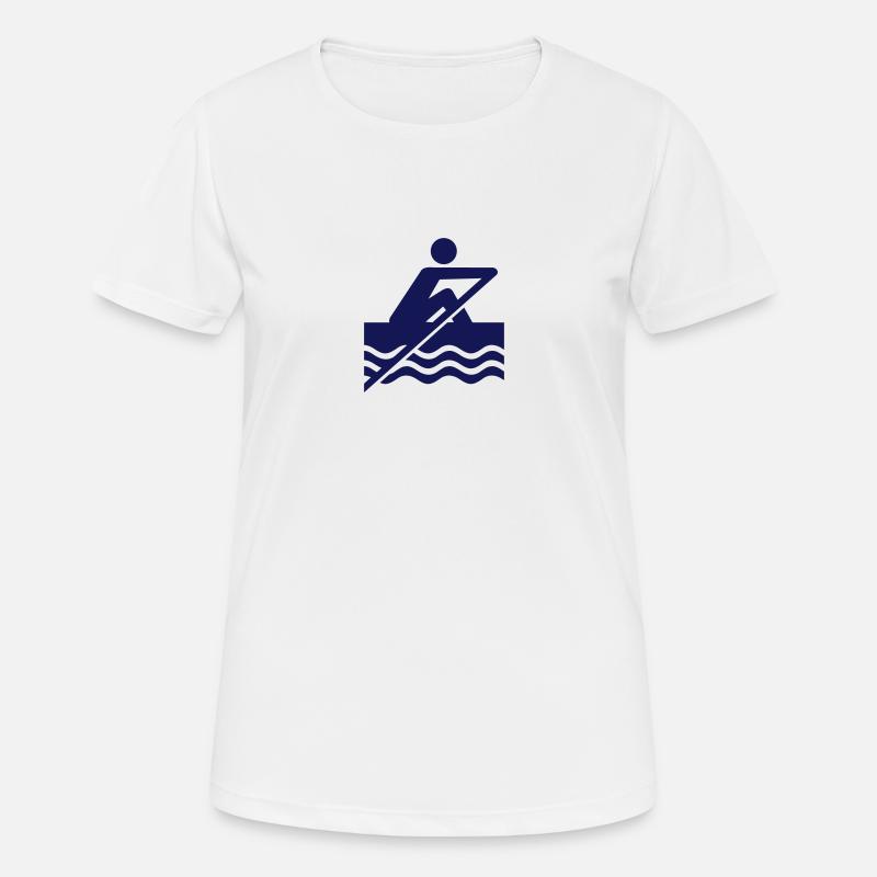 Rowing - Women's Breathable T-Shirt - white