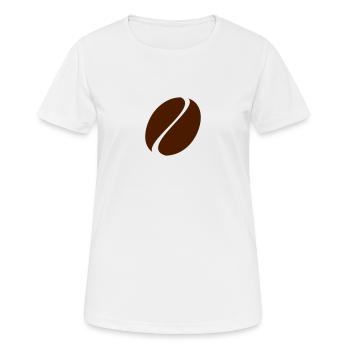 Coffee Bean - Women's Breathable T-Shirt - white - Front - AI Model Female 172 dark (172cm)