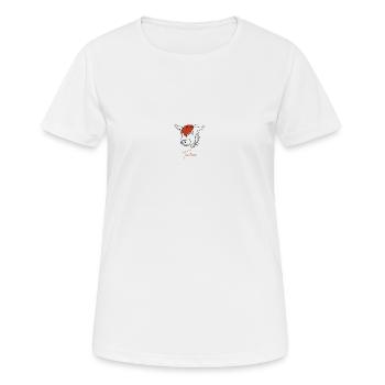 Taurus Zodiac Sign Line Art - Frauen T-Shirt atmungsaktiv - Weiß - Vorne - AI Model Female 172 dark (172cm)