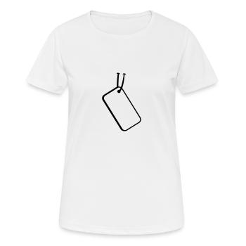 Price Tag - T-shirt respirant Femme - blanc - Devant - AI Model Female 172 dark (172cm)