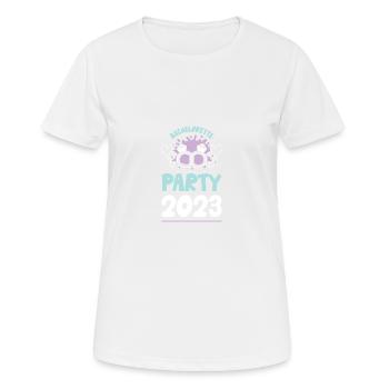 Bachelorette Party 2023 Junggesellin - Frauen T-Shirt atmungsaktiv - Weiß - Vorne - AI Model Female 172 dark (172cm)