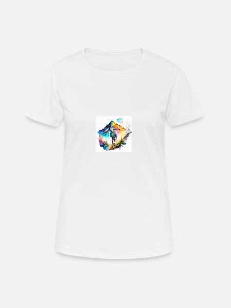Traumwelt - Frauen T-Shirt atmungsaktiv - Weiß