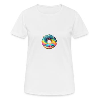DONUT - CREME - Women's Breathable T-Shirt - white - Front - AI Model Female 172 dark (172cm)
