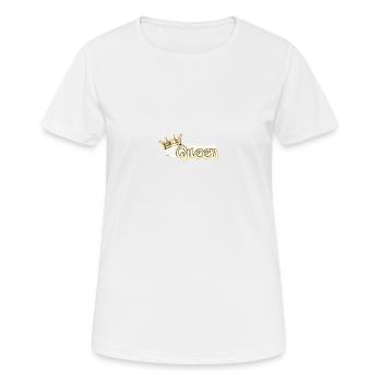 Queen crown ll25 - Women's Breathable T-Shirt - white - Front - AI Model Female 172 dark (172cm)