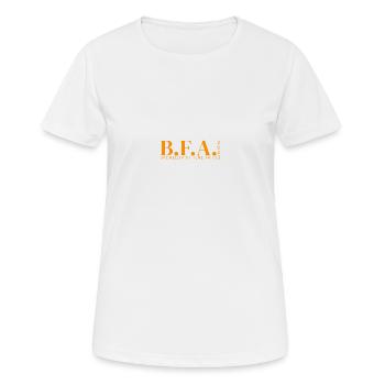 B.F.A. - BACHELOR OF FINE ARTS 2023 - Women's Breathable T-Shirt - white - Front - AI Model Female 172 dark (172cm)