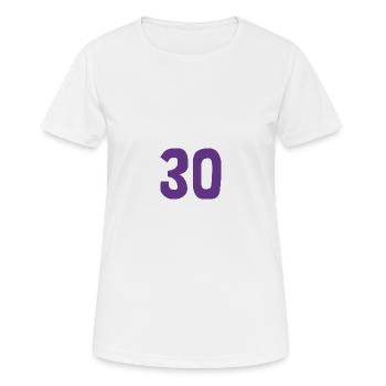 HAPPY BIRTHDAY. HAPPY BIRTHDAY. ANNIVERSARY. - Women's Breathable T-Shirt - white - Front - AI Model Female 172 dark (172cm)
