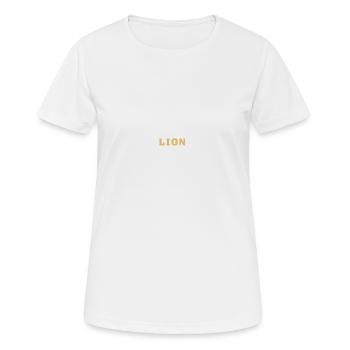 Lion - Women's Breathable T-Shirt - white - Front - AI Model Female 172 dark (172cm)