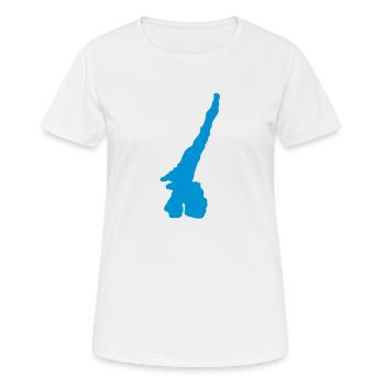 Lac de Garde - T-shirt respirant Femme - blanc - Devant - AI Model Female 172 dark (172cm)