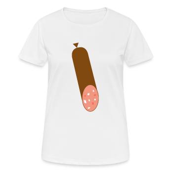 Salami "International" - T-shirt respirant Femme - blanc - Devant - AI Model Female 172 dark (172cm)