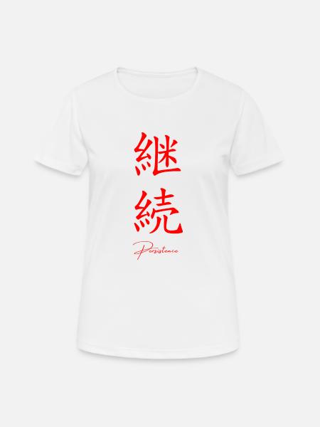 Japanisch - Dame T-shirt svedtransporterende - hvid