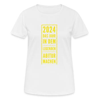 Funny High School Sayings - Women's Breathable T-Shirt - white - Front - AI Model Female 172 dark (172cm)