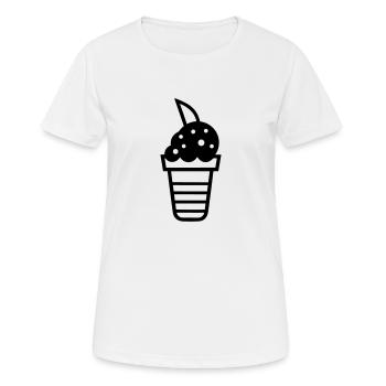 Sundae - Women's Breathable T-Shirt - white - Front - AI Model Female 172 dark (172cm)