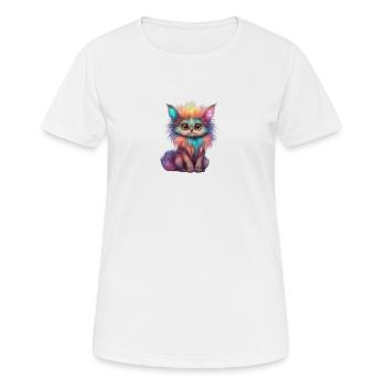 Créature mystique mignonne - T-shirt respirant Femme - blanc - Devant - AI Model Female 172 dark (172cm)