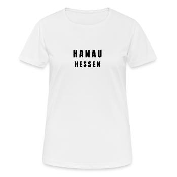 Hanau, Hesse - T-shirt respirant Femme - blanc - Devant - AI Model Female 172 dark (172cm)