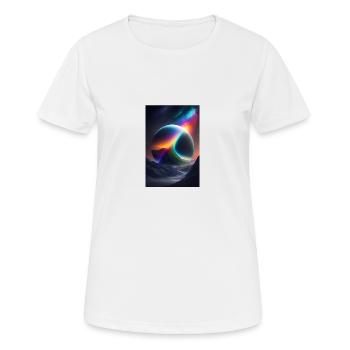 univers 3 - T-shirt respirant Femme - blanc - Devant - AI Model Female 172 dark (172cm)