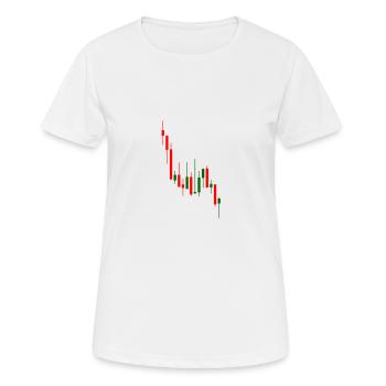 Price candles - Women's Breathable T-Shirt - white - Front - AI Model Female 172 dark (172cm)